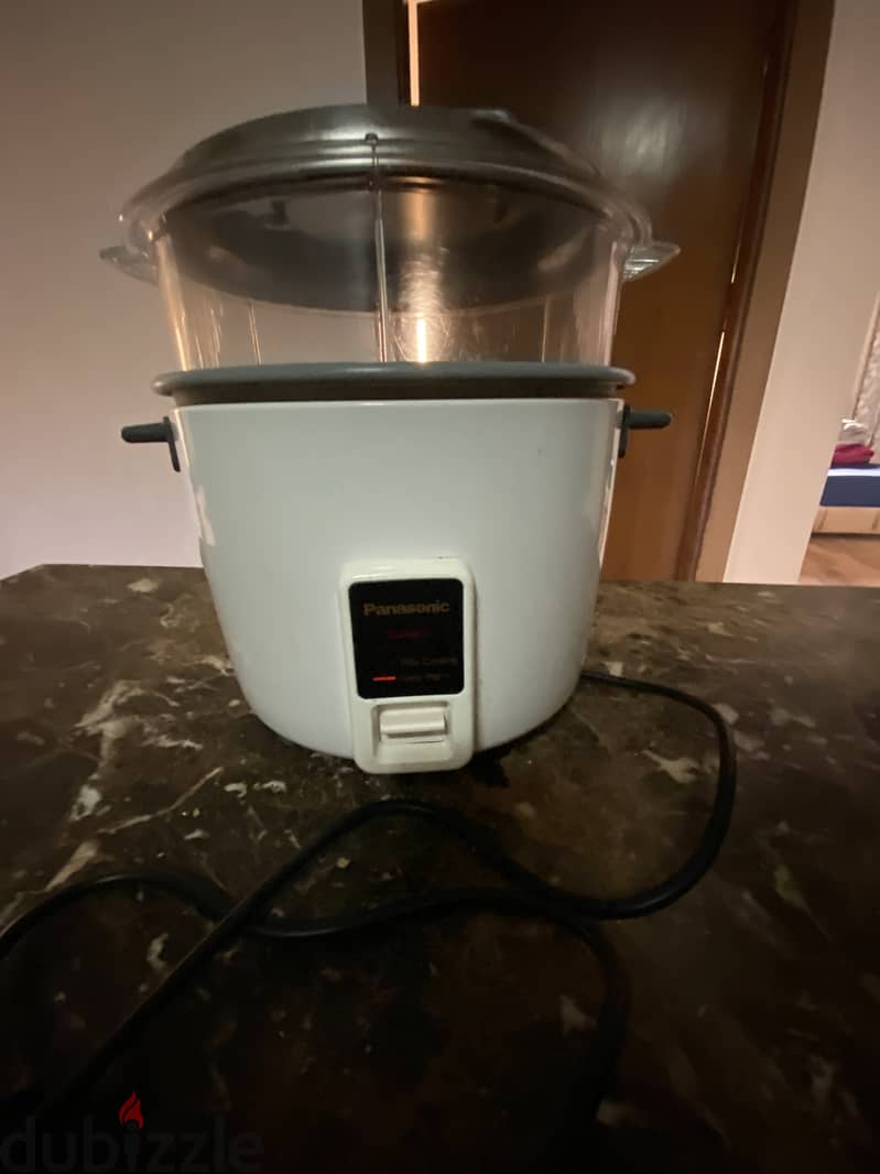 Panasonic Rice Cooker & Steamer طباخ الأرزوبخاره 5