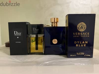 dior homme intense versace dylan blue