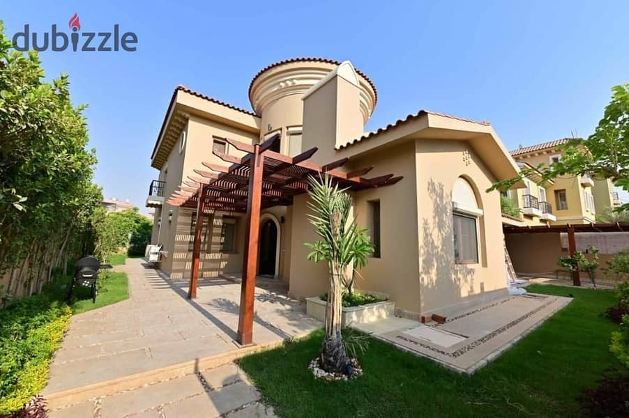 Villa for rent, fully finished and furnished, View Landscape, prime location in Hyde Park New Cairo 0