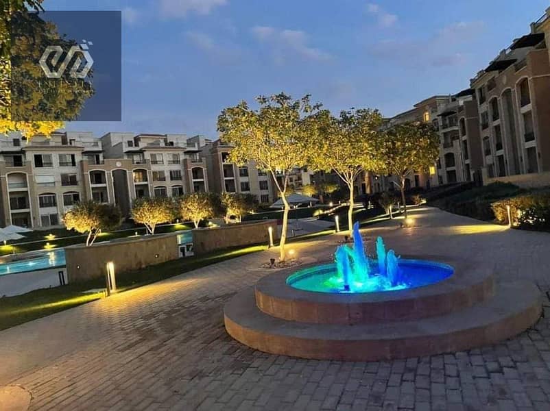 Ready to move 200 sqm ground floor apartment with garden for sale in Stone Residence Compound Fifth Settlement New Cairo0 0