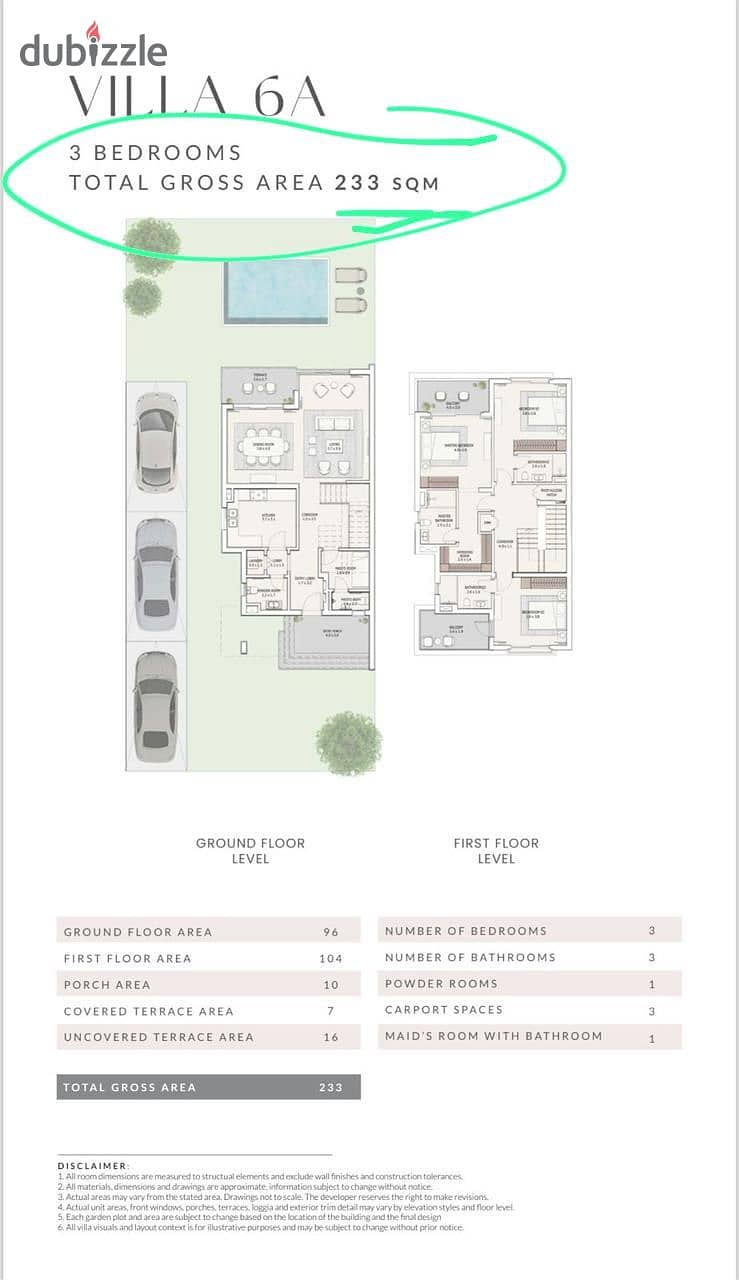 In Cairo Gate - Emmar Sheikh  Zayed  Villa For Sale with negotiation  233 Meter - View 0