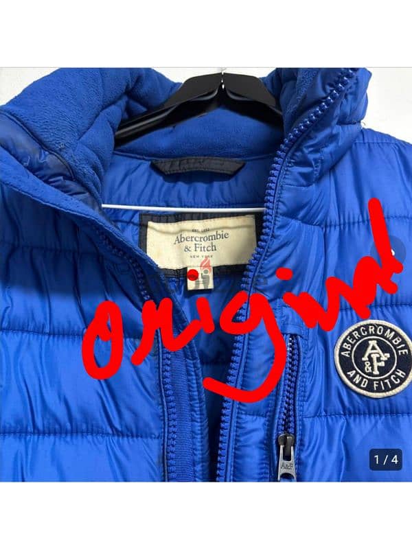 Abercrombie men Puffer jacket Size Large/ New 3