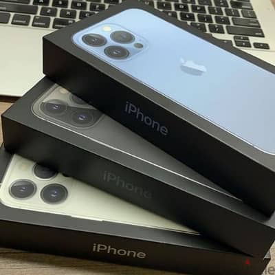 للبيع وخصم مميز iPhone 13 Pro 256 GB جديد متبرشم شرق اوسط ضمان الوكيل