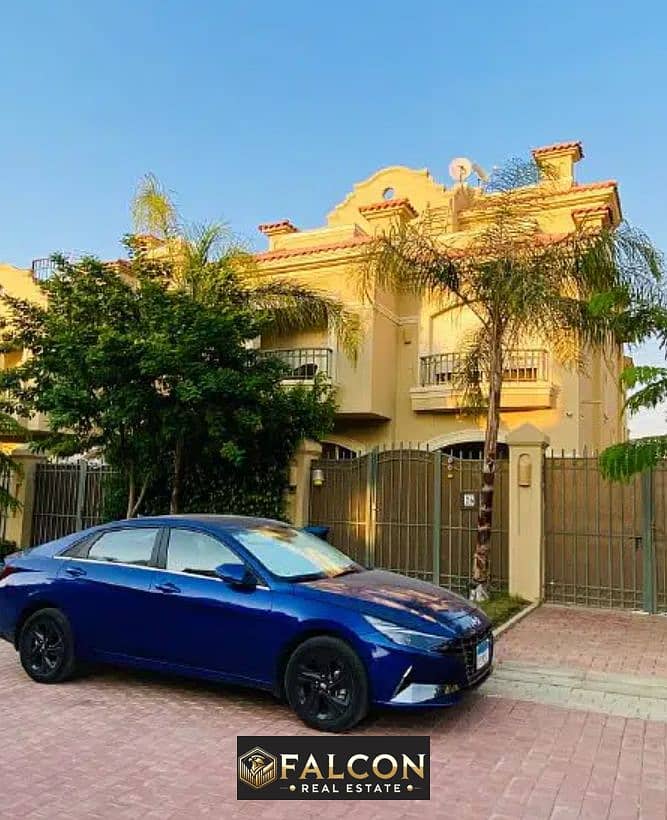 For sale Amazing ready to move 3 floors villa ready for inspection prime location in Shorouk City with 5 years installments La Vista Patio Prime 0