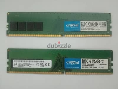 رمات  crucial ddr4 8g