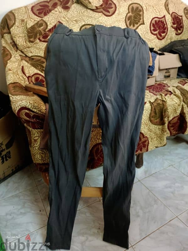 بنطلون كلاسيك رمادى  Classic gray trousers 0