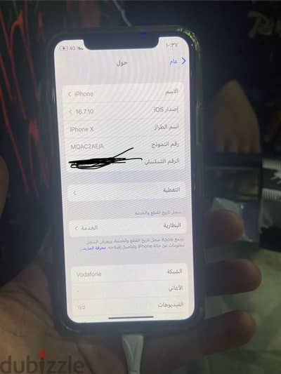 ايفون x للبيع بحاله جيده