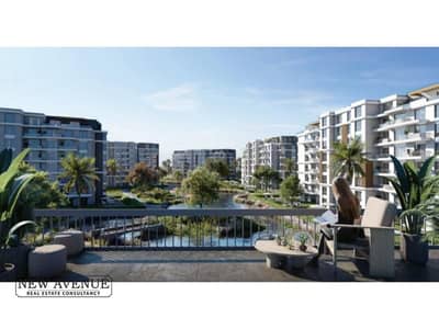 Direct on lagoon Typical apartment for sale in Palm hills new Cairo, Cleo water Residence, Delivery 2027