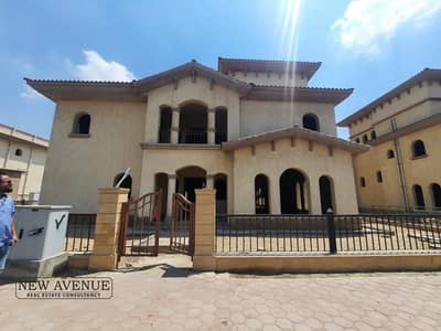 Standalone Villa Unfinished  Garden View For Sale In Al Rehab compound  new cairo