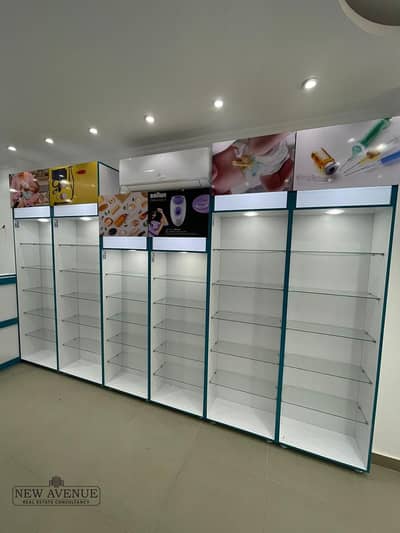 Fully Finished Pharmacy for Rent at Mokattam