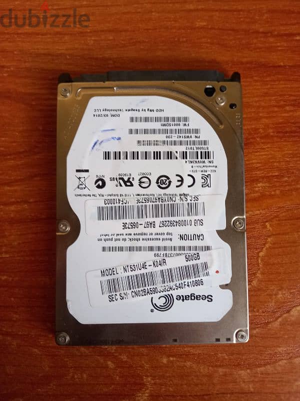 hard hdd 500gb 2.5 inch (laptop) 1