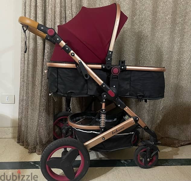 Belecoo stroller with car seat 0