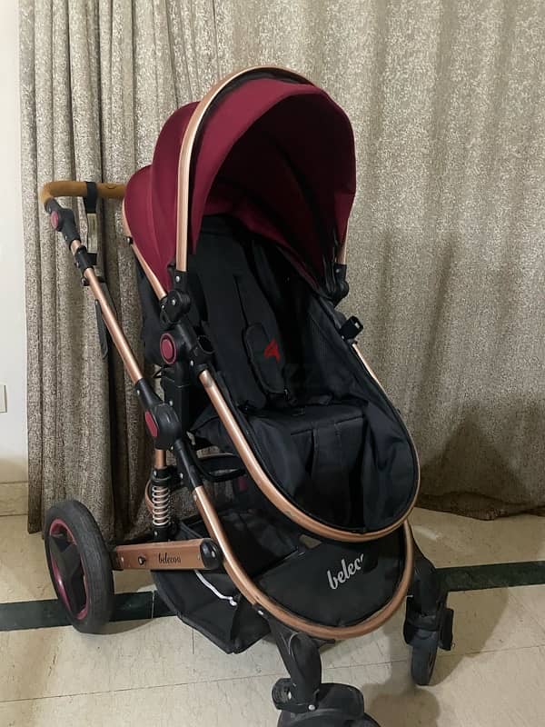 Belecoo stroller with car seat 3