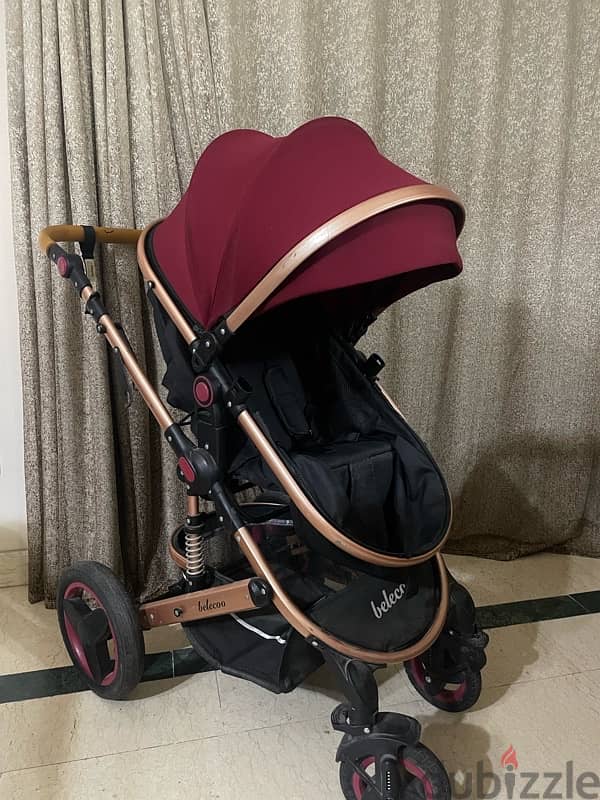 Belecoo stroller with car seat 4