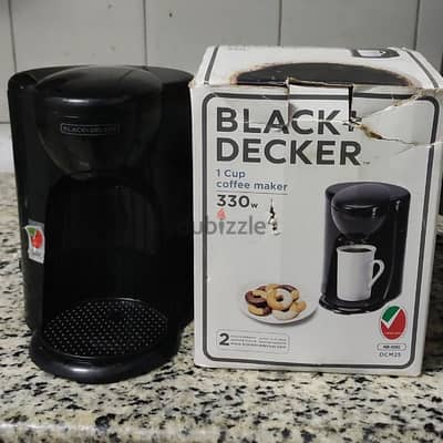 Black and decker Coffee Machine ماكينة قهوه بلاك اند ديكر