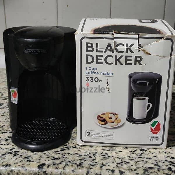 Black and decker Coffee Machine ماكينة قهوه بلاك اند ديكر 0