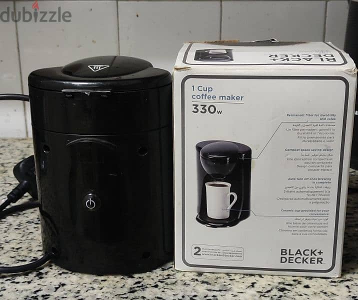 Black and decker Coffee Machine ماكينة قهوه بلاك اند ديكر 1