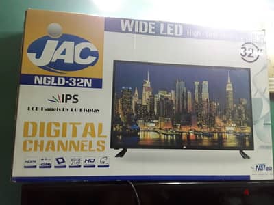 كسر زيرووو جديده بلكارتونه بلفل شاشه 32بوصه FULL HD/LED ipsحاله زيروو