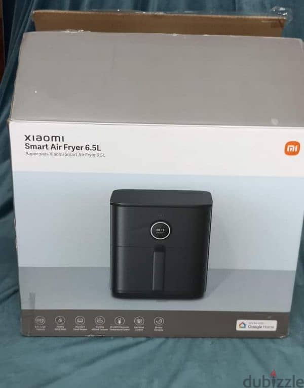 smart air fryer xiaomi 6.5 L قلاية هوائية ذكية شاومي 0