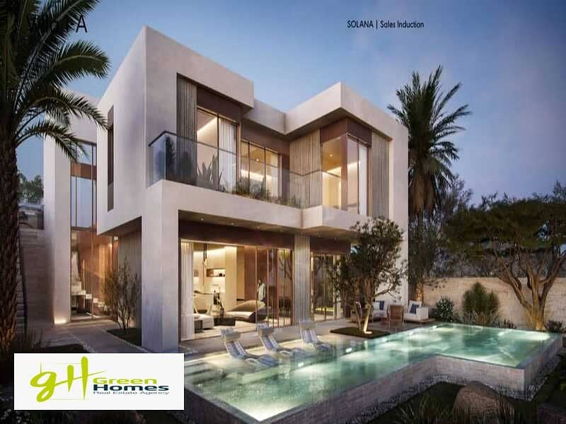 Finished 2 TwinHouses 240m for Sale in Solana East by ORA  - With Installment 0