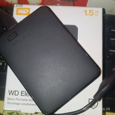 HDD Element WD 1,5 TB in warranty