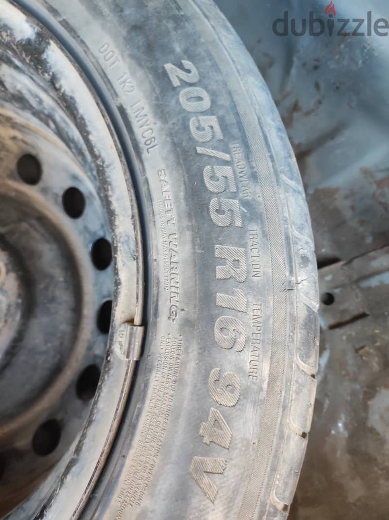 كاوتش 16 - 205/55 R16947 بالجنط 0