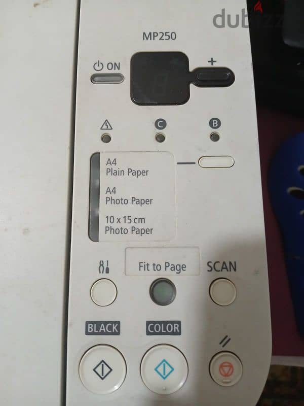 canon mp250 inkjet 3