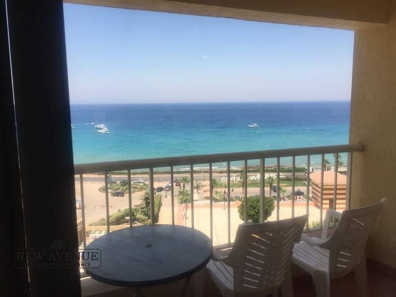 North Oriented Sea view Chalet in Porto Sokhna, BUA 110 SQM, 2 Bedrooms (1Master), 4th Elevation 0