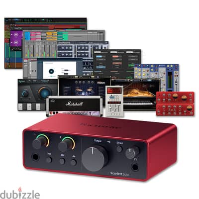 مايك Mxl و كرت صوت Focusrite