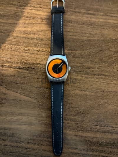 Black-Orange watch