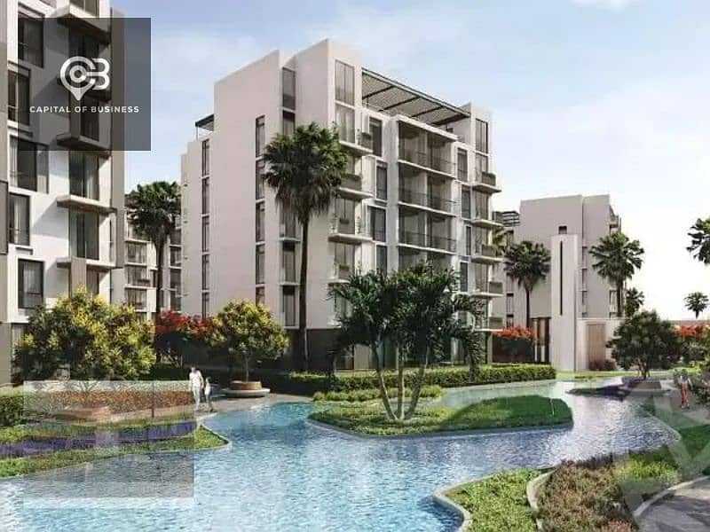 For sale apartment in Garden View with artificial lakes in The Icon Compound 0