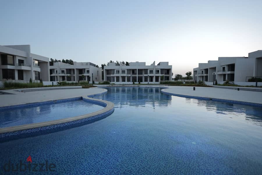 For sale villa townhouse Lake West 1 Compound Sheikh Zayed waslet Dahshur in front of Beverly 0