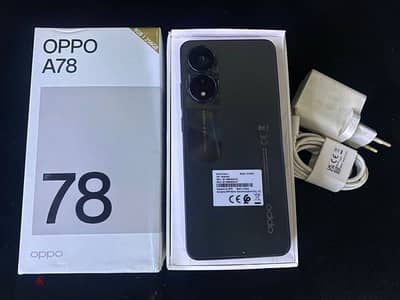 الجهاز كسر زيرو مفيهوش الهوا  oppo a78 ram 8 256 بكل مشتملاته