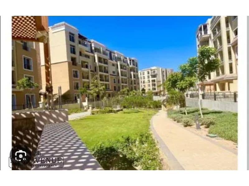 Apartment for sale second floor  with installment in sarai new cairo 0