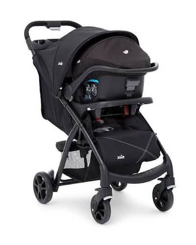 Joie stroller + car seat black