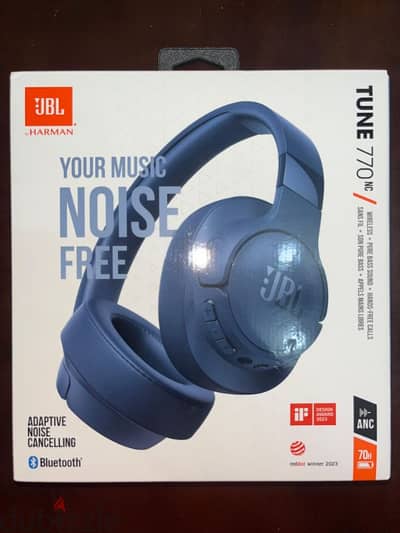 JBL tune 770NC Bluetooth headphone blue