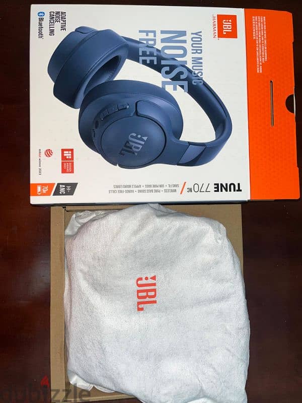 JBL tune 770NC Bluetooth headphone blue 3