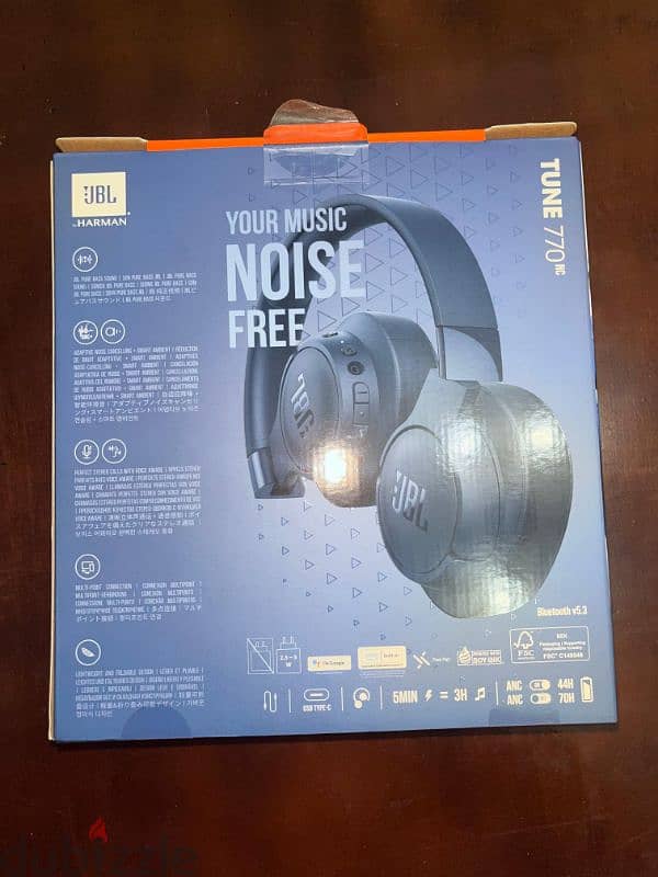 JBL tune 770NC Bluetooth headphone blue 7