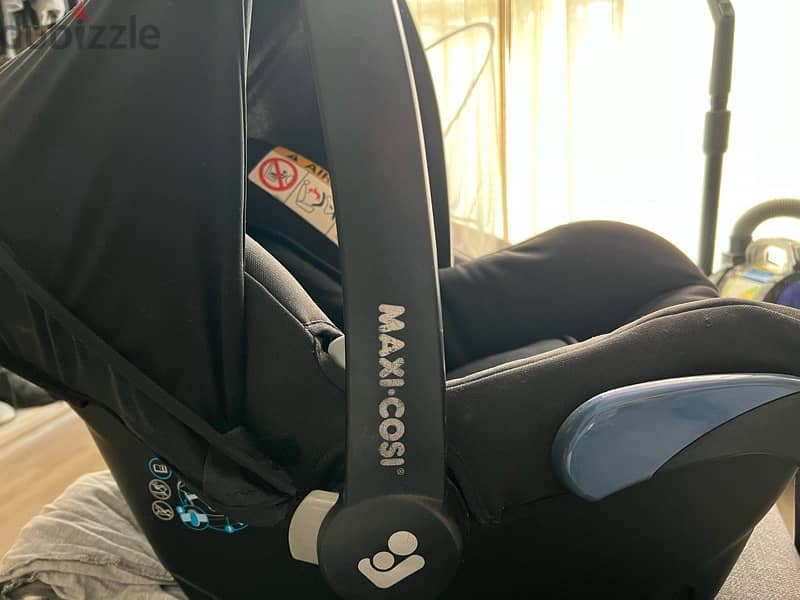 mima sports stroller  and maxi cosi carseat 3