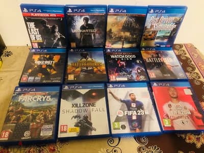 PlayStation games ps4 cd  like new  any game for 750