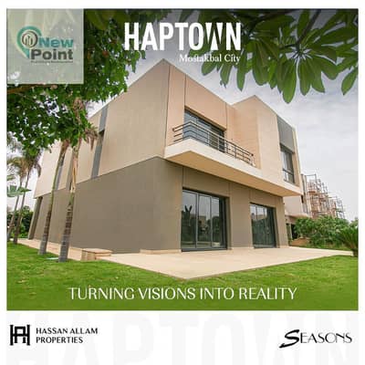 Seize the opportunity with HASSAN ALLAM and own a 218 m twin house minutes from Madinaty in Haptown Mostakbal City