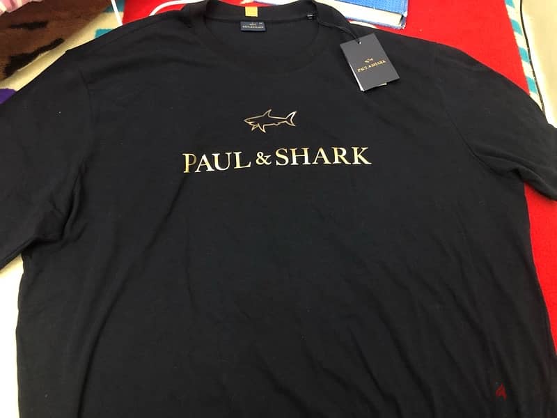 عنوان تيشيرت Paul & shark وارد دبي، أصلي، صيفي 1