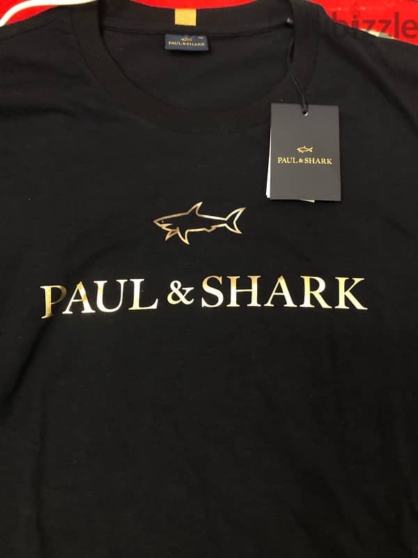 عنوان تيشيرت Paul & shark وارد دبي، أصلي، صيفي 2