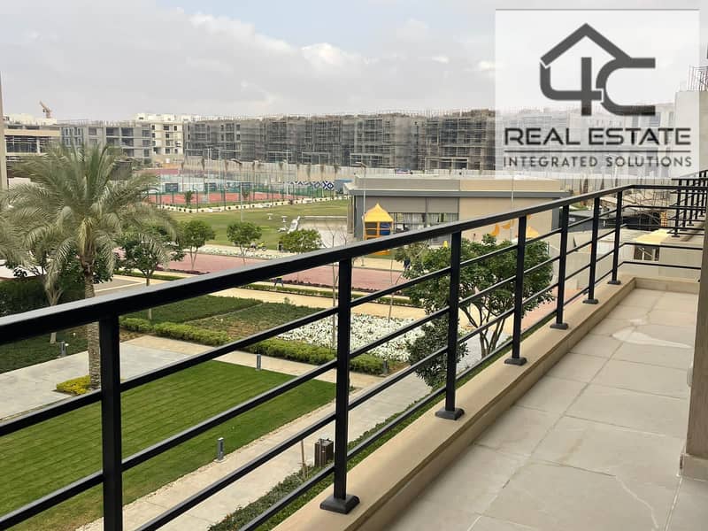 Ready to move apartment with garden fully finished and for sale with down payment and long installments in Fifth Square Compound 0