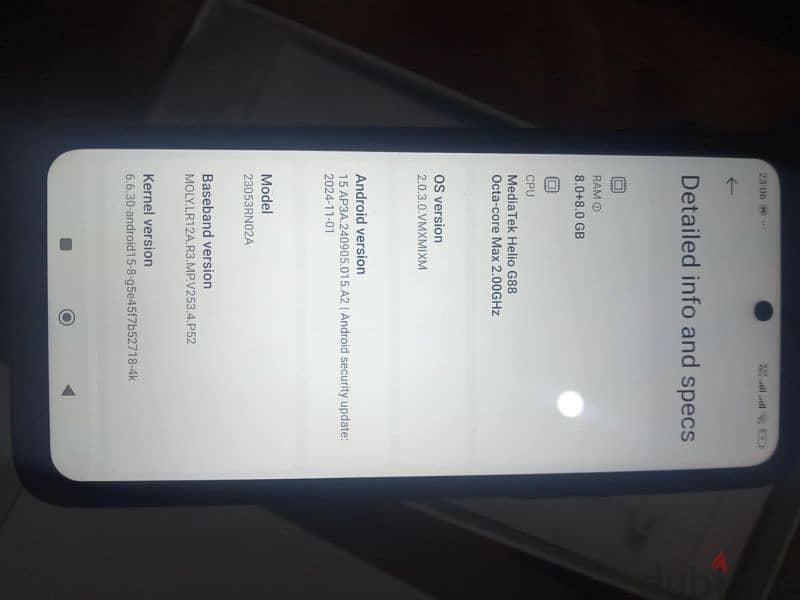 Redmi 12 256g ram 8+8 6