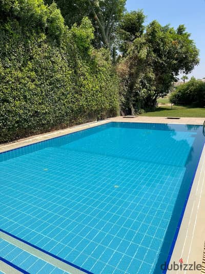 standalone villa for rent in Mivida with private pool - semi furnished with AC's and kitchen - 5 bedrooms - first hand - prime location