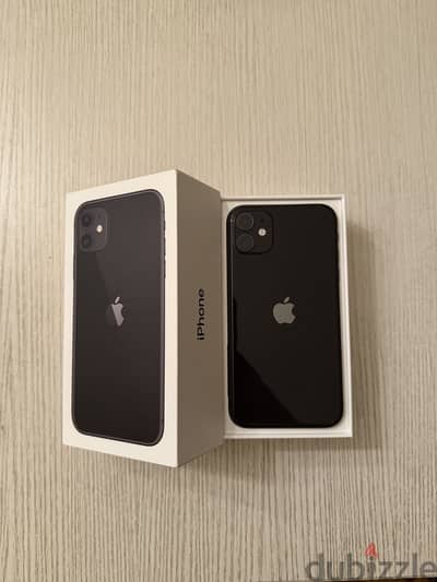 Apple - iPhone 11 Black - 64 GB - (New Adapter, Cable, Earpods) - USA