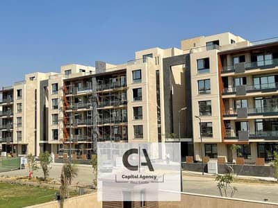 With special cash discount of 40% an apartment for sale in 3 rooms + nanny + living in the heart of New cairo with only 8% down payment Azad compound