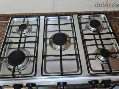 Stove بوتجاز مسطح ٥ شعله إشعال ذاتى