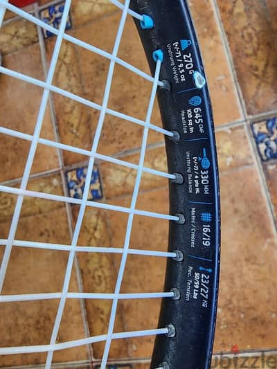 babolat tennis racket used